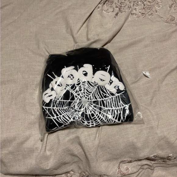 sp5der OG web black hoodie ( size medium)